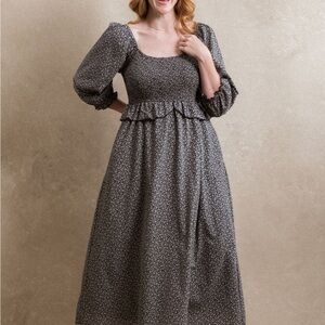 Etta Dress in Navy Floral